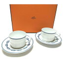 HERMES エルメス/シェーヌダンクル カップ&ソーサー ペア/ブランド食器/Sランク/52【中古】