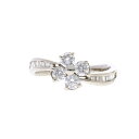 Pt950ダイヤリング0.73ct/#12/リング/Aランク/81【中古】