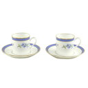 TIFFANY&Co. ティファニー/Tiffany Floralペアカップ&ソーサー/ブランド食器/ABランク/64【中古】