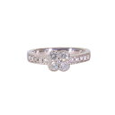 PT900ダイヤリング0.50ct/#12/リング/Aランク/78【中古】