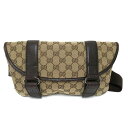 GUCCI/ウエストポーチ/GGキャンバス/145851/205***/グッチ/Bランク/63【中古】