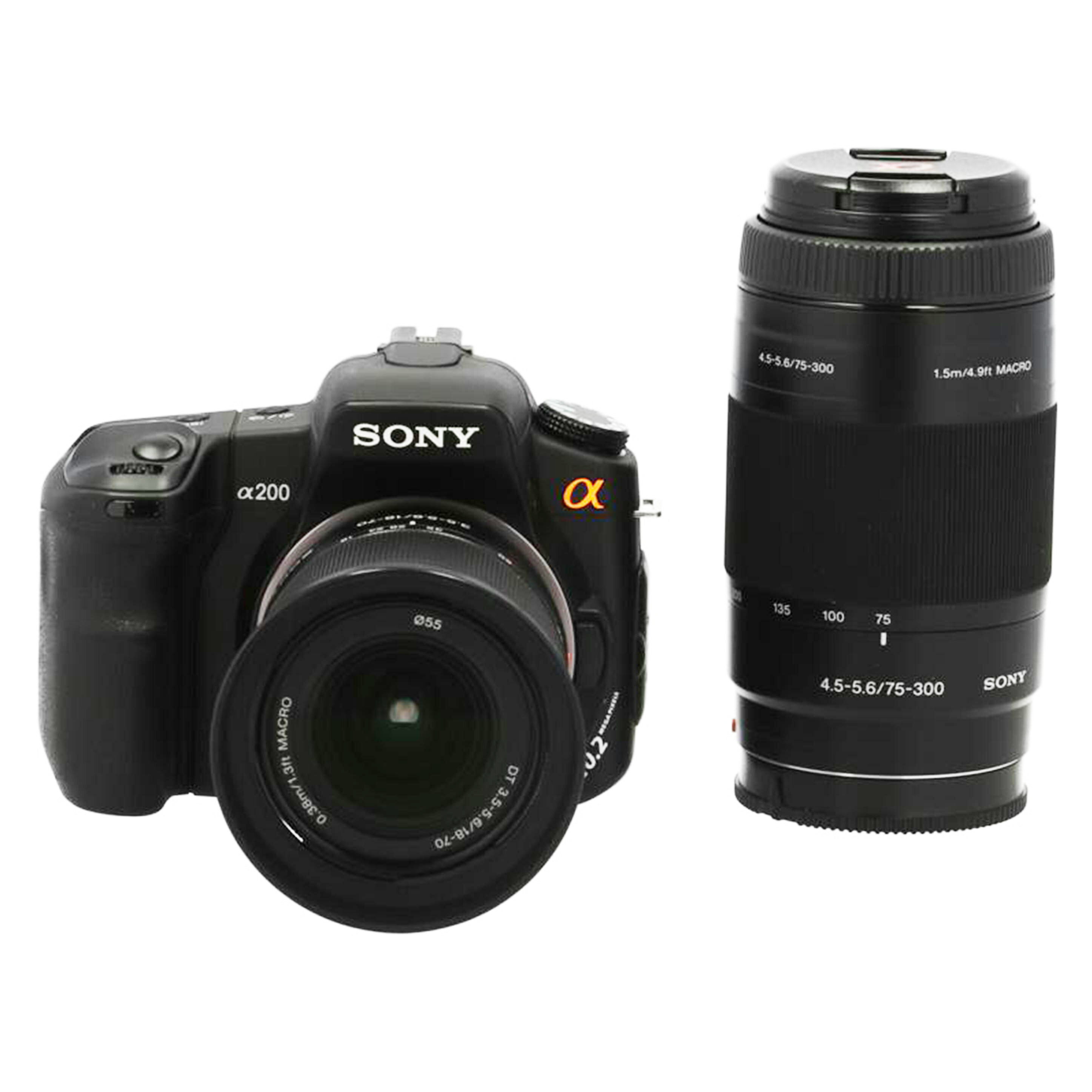 SONY ソニー/デジタル一眼ダブルズームキット/α200/DSLR-A200W/0280489/Bランク/69【中古】