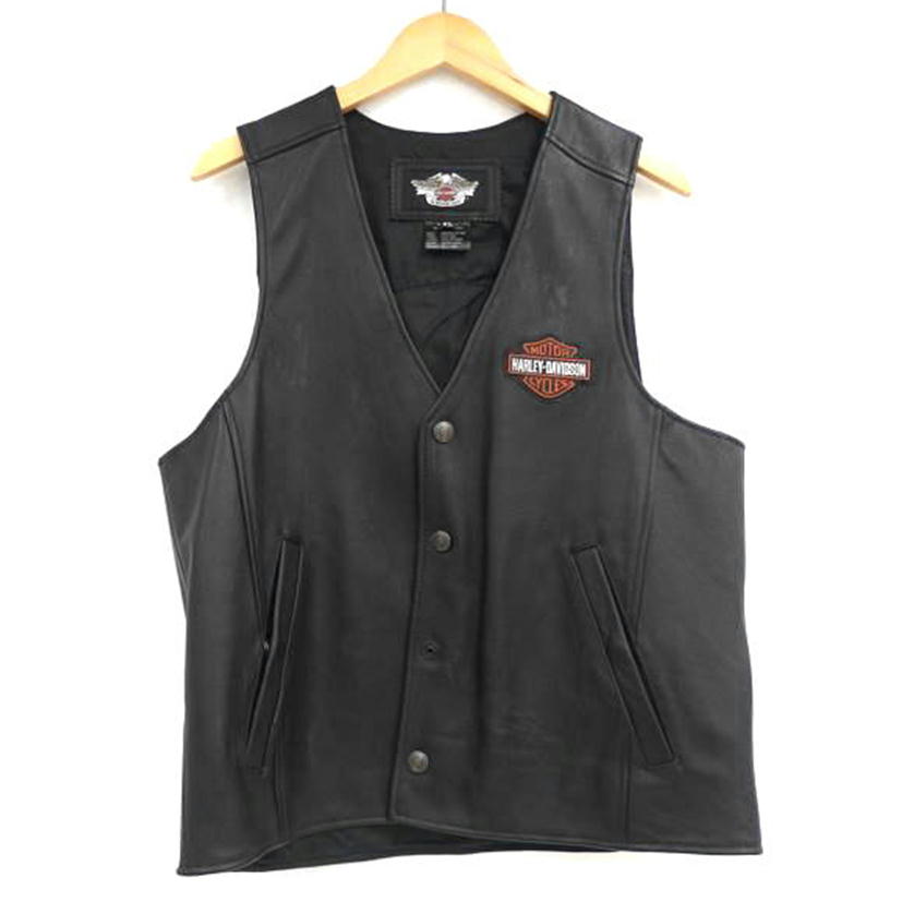 HARLEY-DAVIDSON ハーレーダビッドソン/レザーベスト/98150-07VA/XL/メンズアウター/ABランク/82【中古】