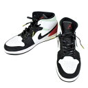 NIKE iCL/AIR JORDAN 1 MID SE/852542-100/28.5cm/YXV[Y/ABN/70yÁz