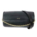BALLY バリー/2WAYチェーンショルダーバッグ ミニバッグ ブラック/バッグ/Aランク/65【中古】