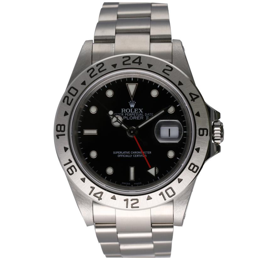 ROLEX ロレックス/エクスプローラー2・ブラック/P番/16570/P82**********/ケース径40(リューズ含マズ)腕周リ:18cm/ROLEX/Aランク/84【中古】