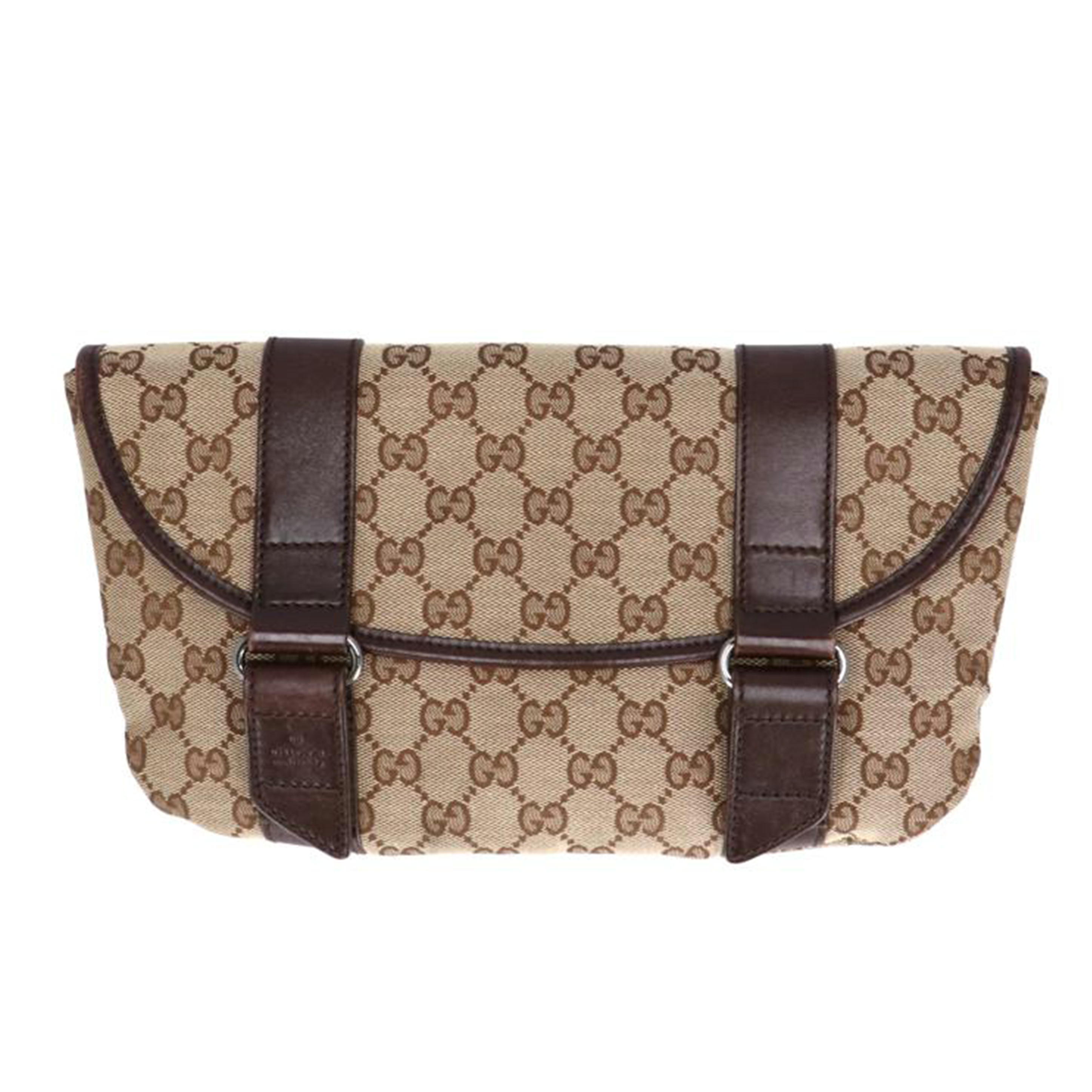 GUCCI グッチ/GGキャンバス ウエストバッグ ボディバッグ/145851/492***/グッチ/Bランク/01【中古】