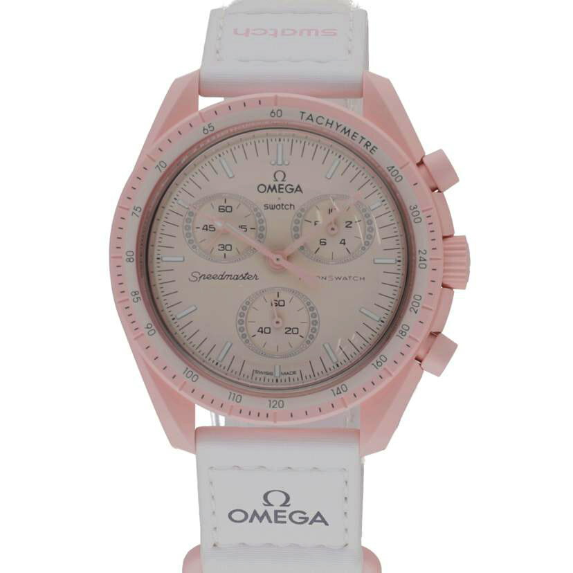 SWATCH×OMEGA オメガスウォッチ/MISSION TO VENUS /スピードマスター/M.T.VENUS/レディース時計/ABランク/91【中古】