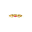 K18サファイアダイヤリング0.06/D0.17ct/#12/リング/Aランク/03【中古】