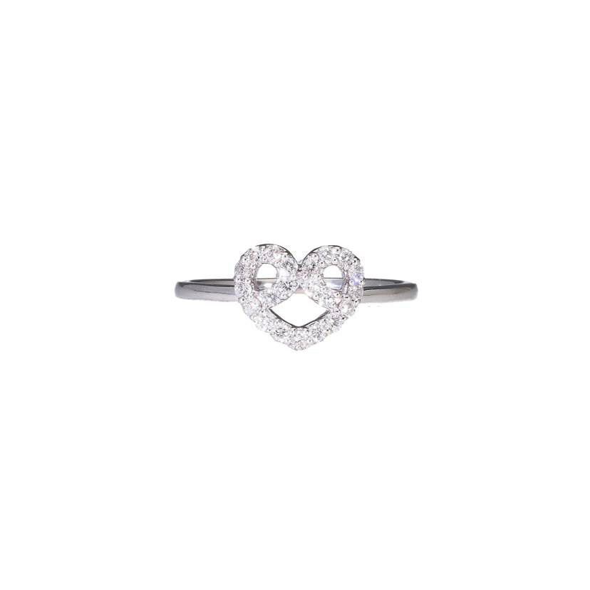 K18WGダイヤリング0.23ct/#11/リング/Aランク/03【中古】