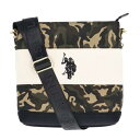 U.S POLO ASSN ユーエスポロアッスン/ワイドボーダースクエアショルダーバッグ/USPA-2612/バッグ/Aランク/09【中古】
