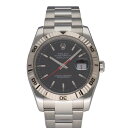 ROLEX ロレックス/デイトジャスト・ターノグラフ・ブラック/F番/116264/F94***** ...