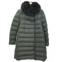 MONCLER モンクレール/LIMMING ファーダウンジャケット・コート D.GRY/220934995910/0/レディースアウター/ABランク/94【中古】(4)