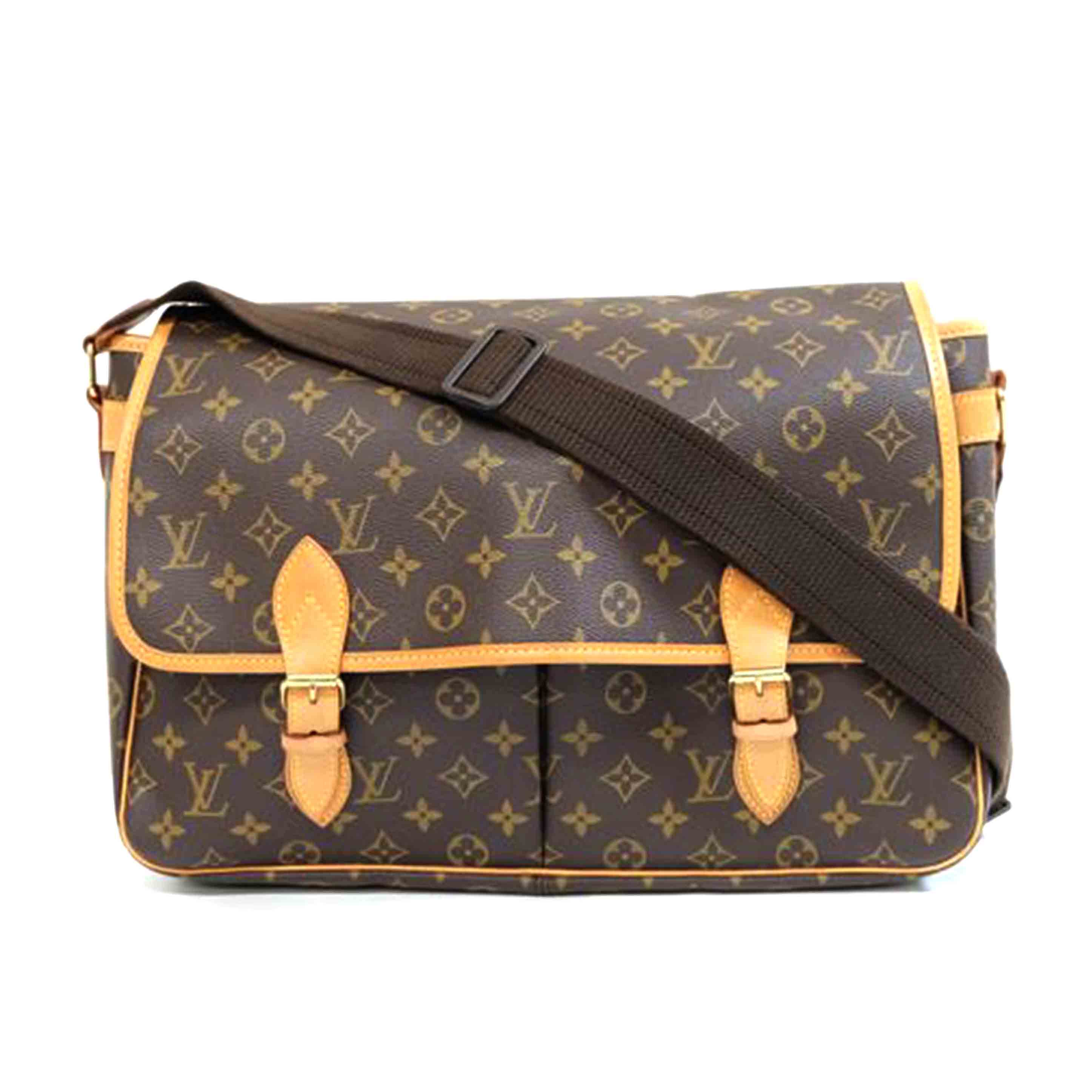 LOUIS VUITTON ルイヴィトン/ジベシエールGM/モノグラム/ M42249/SL0***/約)W上38下39:H27cm:D11cm:ストラップ88~133cm/ルイ・ヴィトン/ABランク/71