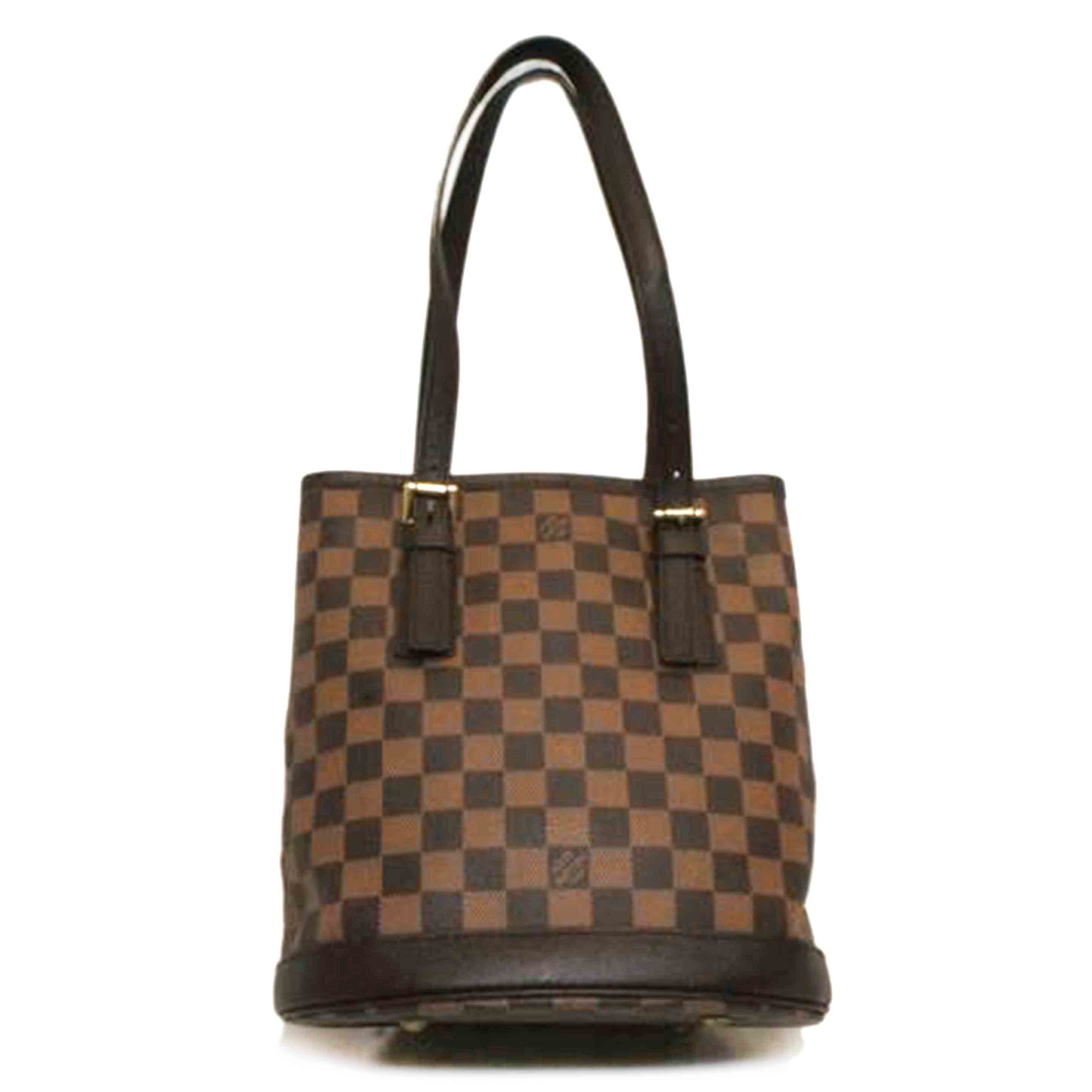 LOUIS VUITTON ルイヴィトン/マレ/ダミエ/エベヌ/N42240/SP0***/幅23×高サ25×マチ16/ルイ・ヴィトン/Aランク/92【中古】