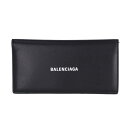 BALENCIAGA バレンシアガ/レザー二ツ折リ長財布/ブラック/594692/ブランドバック/Aランク/37【中古】