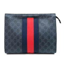 GUCCI グッチ/ウェブストライプクラッチバック/475316/218*/約W26cmxH21cmxD5.5cm/グッチ/ABランク/71【中古】