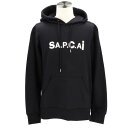 A.P.C×sacai サカイ/ロゴスウエットパーカー/L/レディースインナー/Bランク/75【中古】