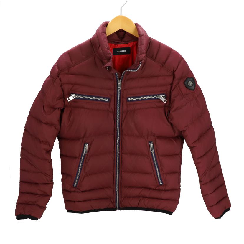 DIESEL/ダウンジャケット/レッド/M/メンズアウター/Bランク/78【中古】