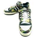 adidas~BAPE/FORUM 84 BAPE LOW/ID4771/25.5cm/YXj[J[/SN/64yÁz