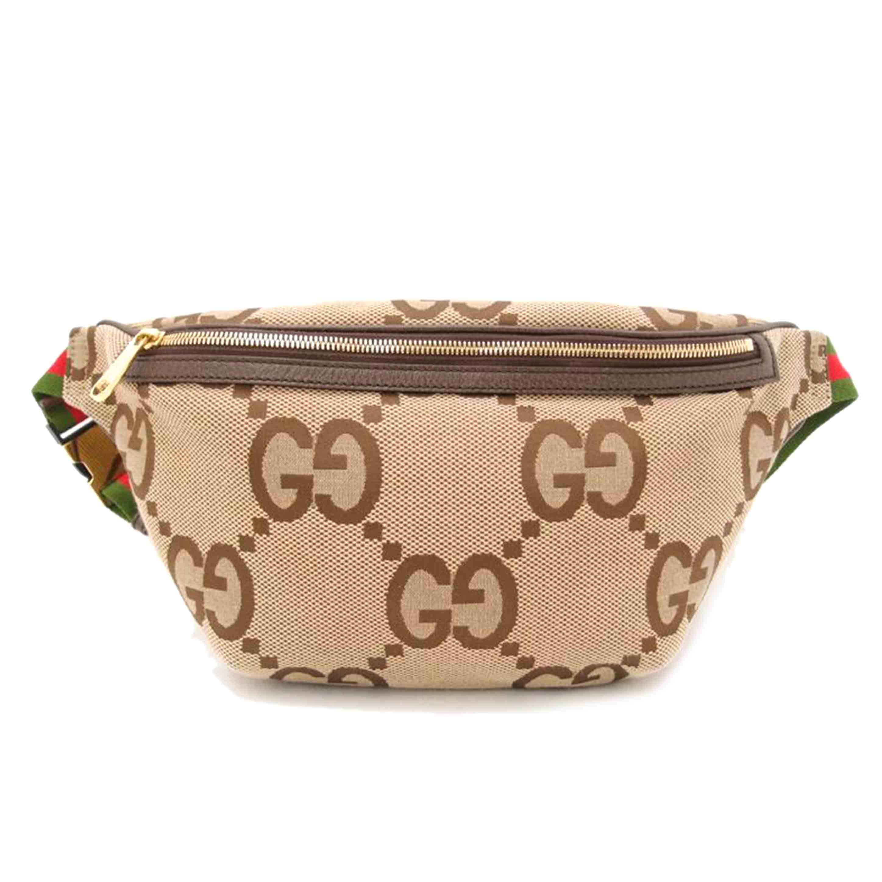 GUCCI グッチ/ジャンボGGベルトバッグ/ベージュ/696031/527***/グッチ/Aランク/69【中古】