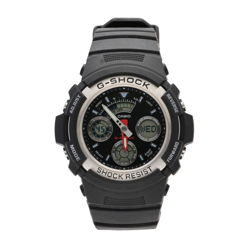 CASIO カシオ/G-SHOCK/アナデジ/AW-590-1AJF/477*/G-SHOCK/ABランク/77【中古】