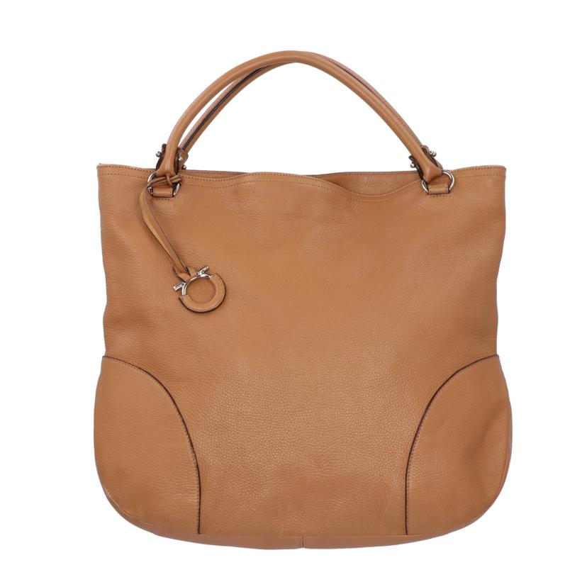 Ferragamo フェラガモ/レザートート/ブラウン/D037/FJ-**/ブランドバック/ABランク/07【中古】