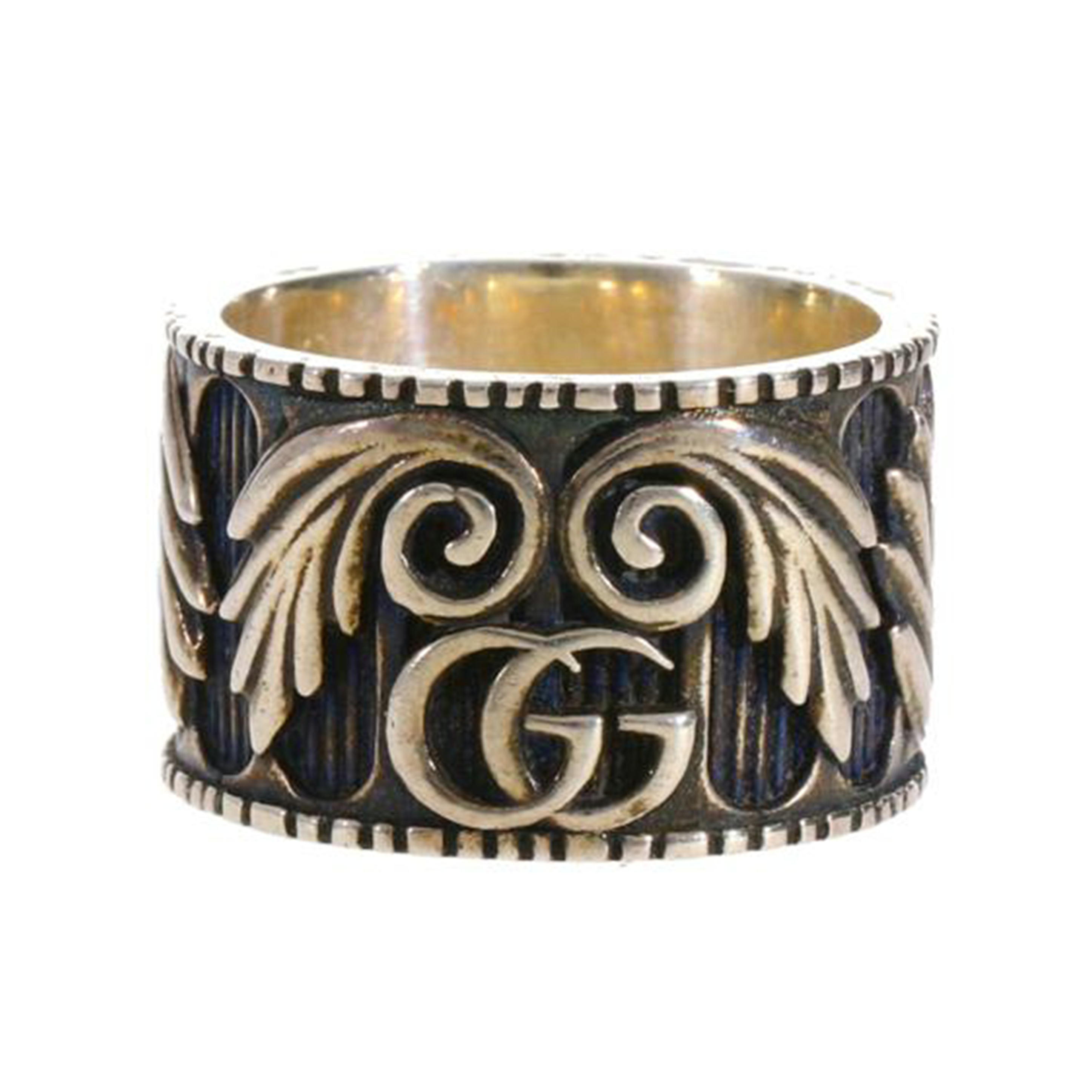 GUCCI グッチ/ダブルGリーフリング#20/551895/アクセサリー/ABランク/94【中古】