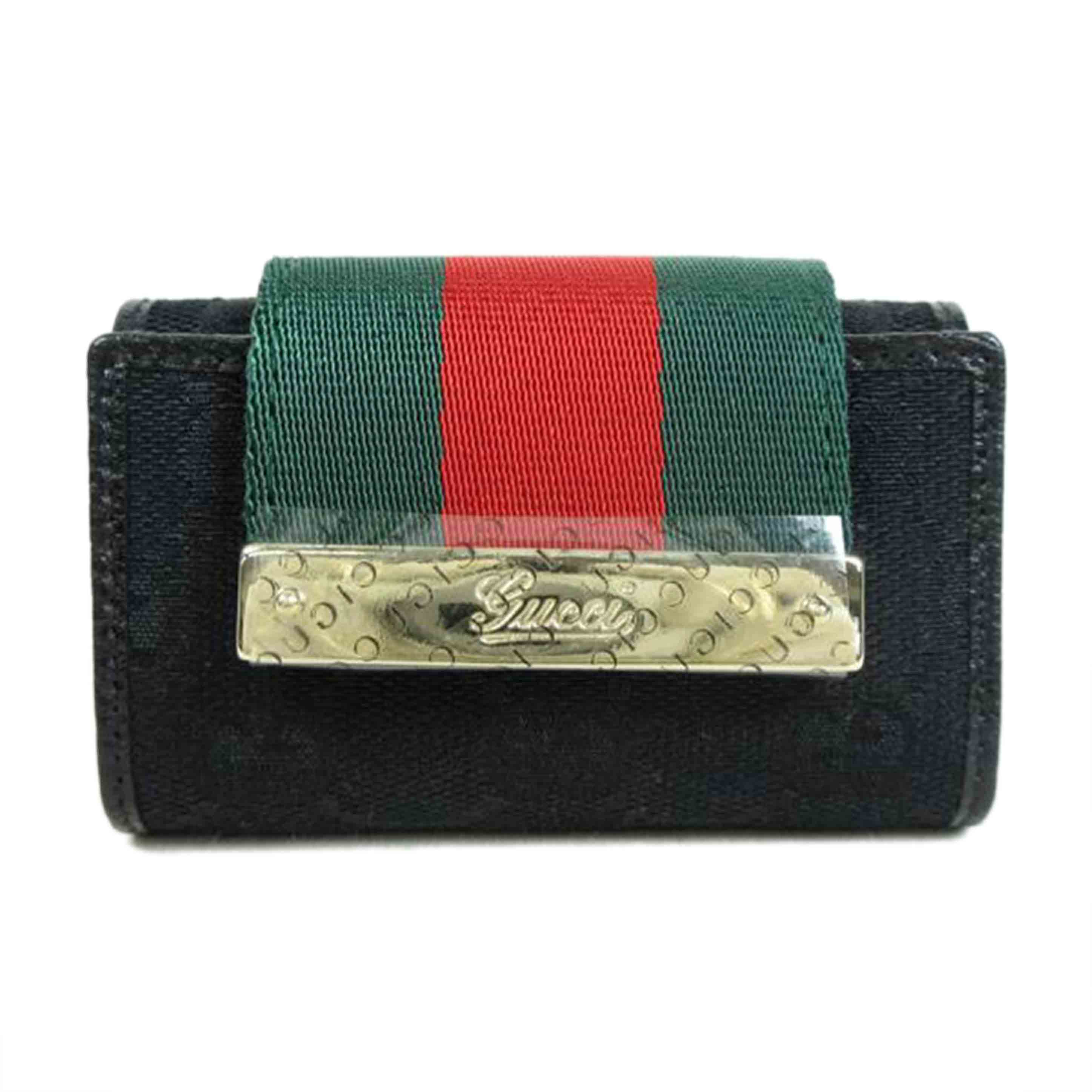 GUCCI グッチ/GGシェリーライン6連キーケース/181673/095*/SAランク/70【中古】