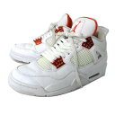 NIKE iCL/AIR JORDAN 4 RETRO/CT8527-118/27.0cm/YXj[J[/BN/84yÁz