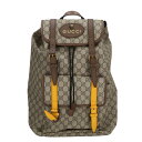 GUCCI グッチ/GGスプリームシェリーラインタイガーバックパック/473869/213***/ABランク/85【中古】