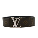 LOUIS VUITTON ルイ・ヴィトン/ベルト・LVイニシャル40MM/モノグラム/ノワール/M9821U/AC3***/全長:約108cm/幅40mm/ABランク/89【中古】