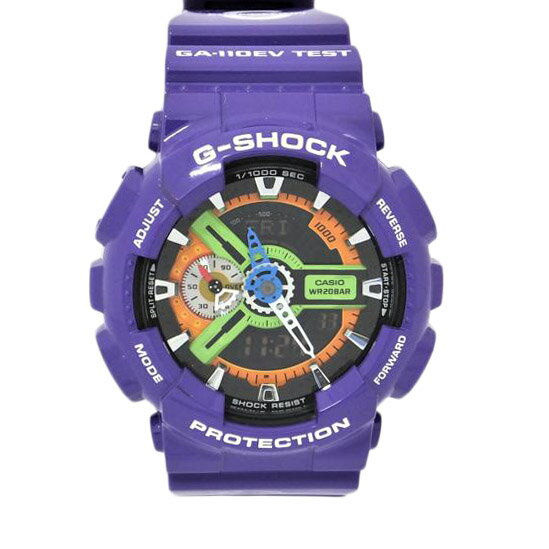 CASIO カシオ/G-SHOCK/エヴァンゲリオン新劇場版初号機モデル/クォーツ/GA-110EV-6AJR/ABランク/88【中古】