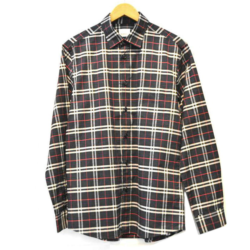 BURBERRY バーバリー/ノバチェックメンズシャツ/ネイビー/Mサイズ/8018640/ABランク/89【中古】