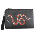 GUCCI グッチ/GGスプリーム/キングスネークプリント/クラッチバッグ/473904/496***/Aランク/79【中古】