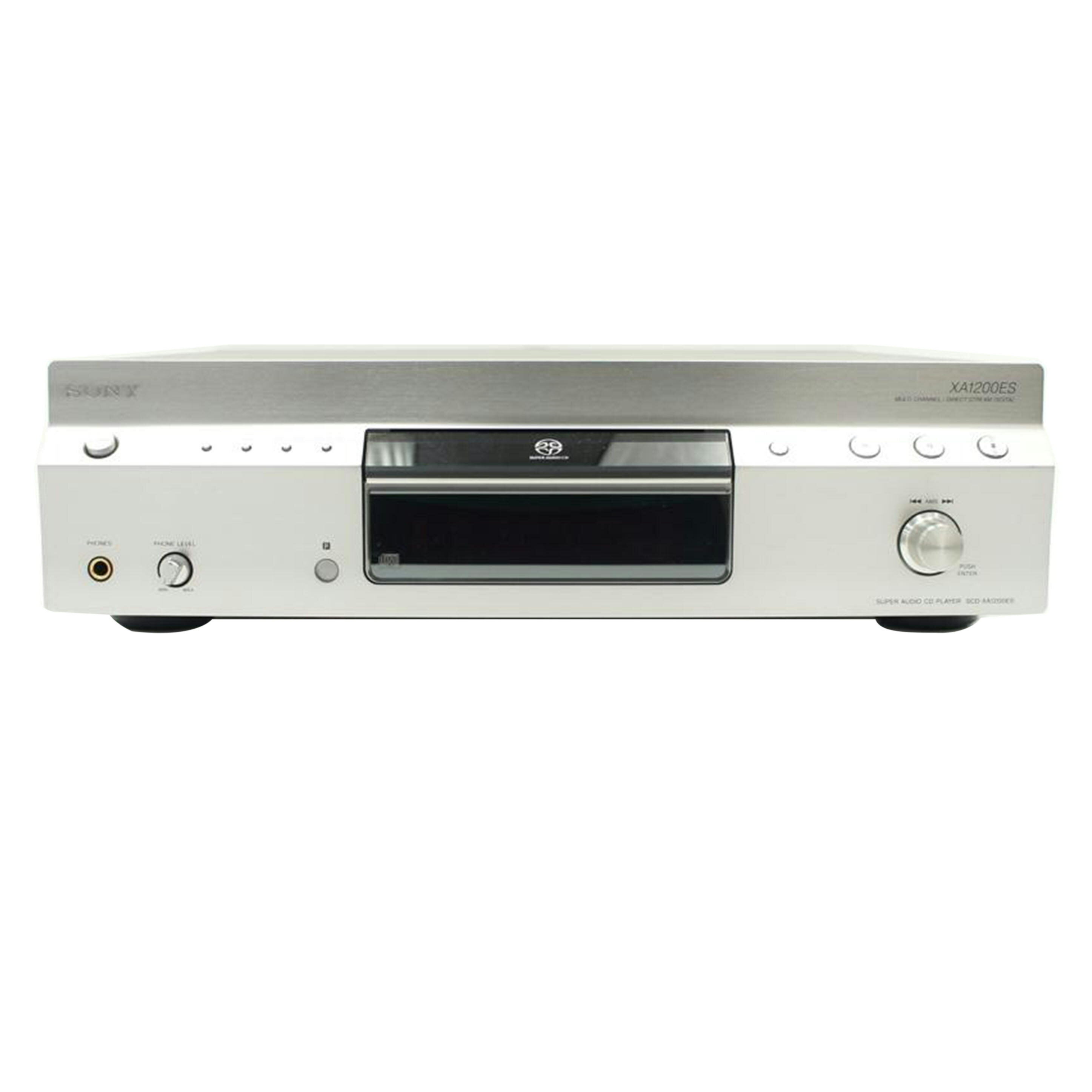 商品説明ブランドSONY商品名SACDプレイヤー型番SCD-XA1200ESシリアル/製造No2200860状態ランクBランク/スレ、汚れなど使用感はありますが、通常使用に問題のない状態です。付属品付属品の有無/有　内容は画像で確認ください。状態詳細商品についてこの商品はREXつくば店で取り扱いをしております。商品の詳しい状態や情報については、店舗へお気軽にお問い合わせくださいませ。SONY ソニー/SACDプレイヤー/SCD-XA1200ES/2200860ピュアオーディオ/Bランクこのカテゴリから探す「オーディオ」このアイテムから探す「ピュアオーディオ」