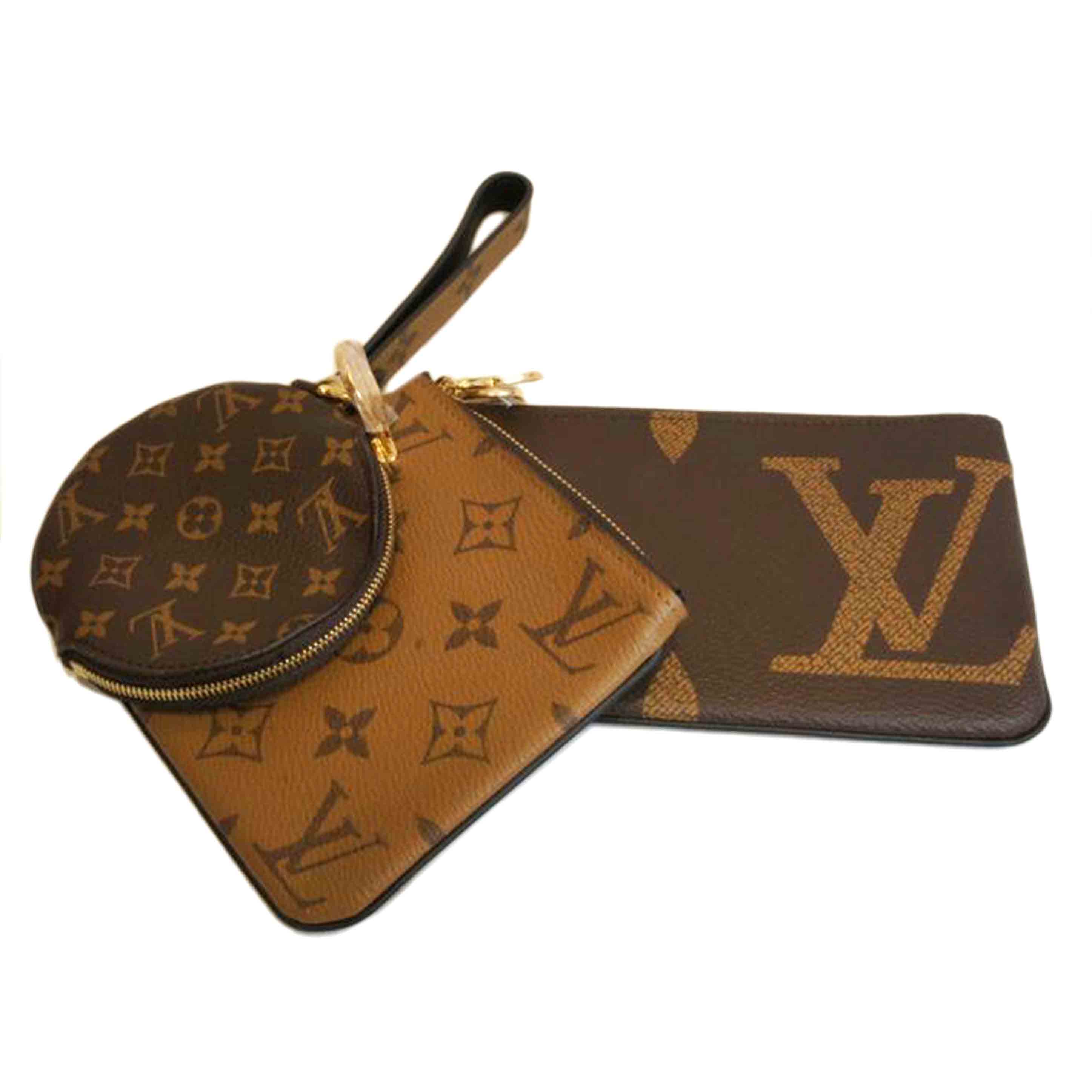 LOUIS VUITTON ルイ・ヴィトン/ポシェット・トリオ/モノグラムジャイアント/M68756/RFI*/Aランク/92【中古】