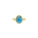 ◎K18ブラックオーパールダイヤリング1.68/D0.23ct/Aランク/59【中古】