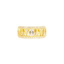 ◎K18ダイヤリング0.50/0.34ct/Aランク/59【中古】