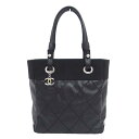 CHANEL シャネル/パリビアリッツトートPM/ブラック/A34208/182*****/Aランク/04【中古】