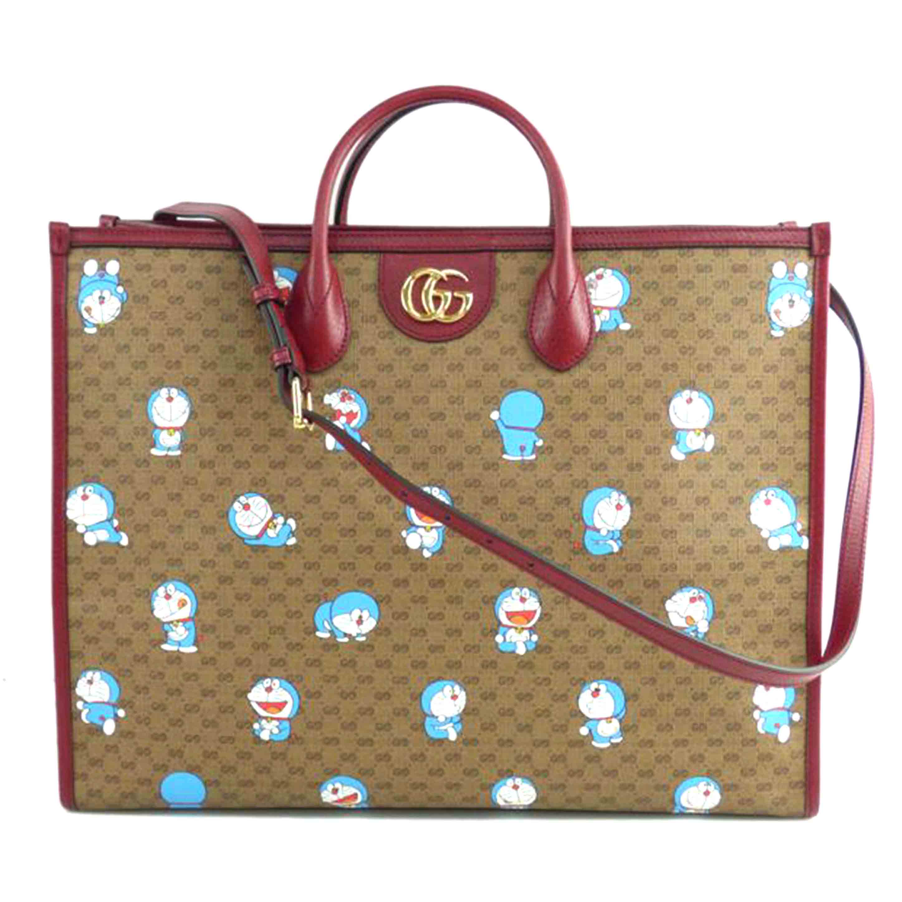 GUCCI グッチ/ドラえもんGGスプリームトート/653952/525 /Aランク/64【中古】