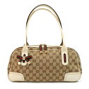 GUCCI グッチ/プリンシーGGキャンバスミニボストン/161720/486***/Bランク/71【中古】