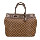 LOUIS VUITTON ルイ・ヴィトン/グリニッジPM/ダミエ/エベヌ ネーム入り/N41165/AR0***/ABランク/94【中古】