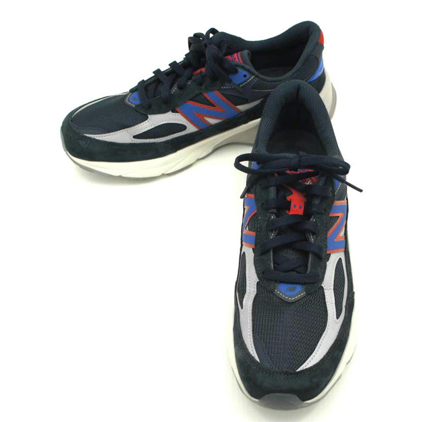 new balance×KITH×Madison Square Garden ニューバランス×キス×マディソン・スクエア・ガーデン/スニーカー ネイビー/USA製/U990KR6/サイズ:28.5cm/ABランク/75【中古】