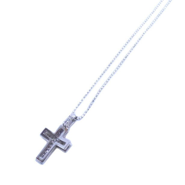 K18WGダイヤネックレス0.13ct/ABランク/64【中古】