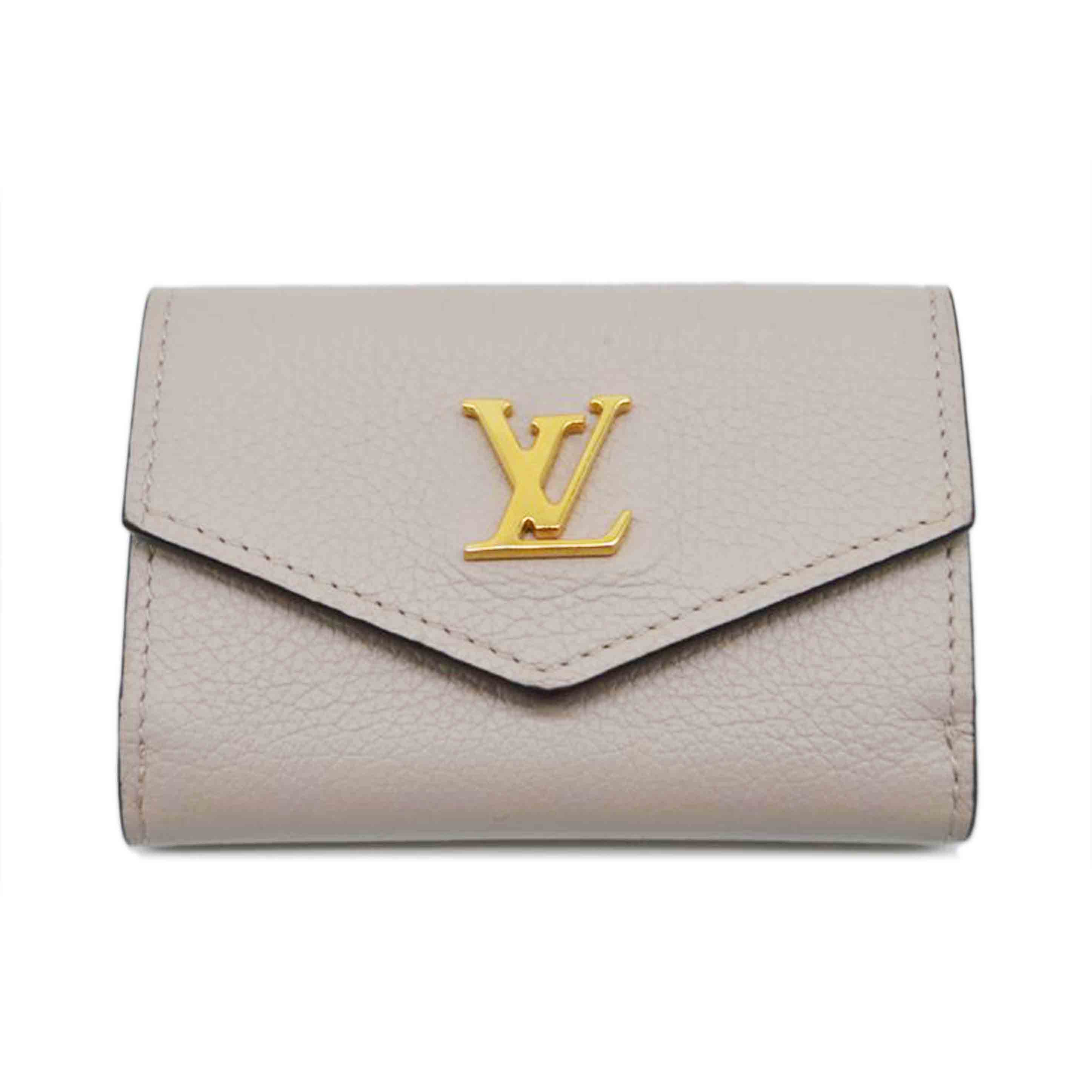 LOUIS VUITTON ルイ・ヴィトン/ポルトフォイユ・ロックミニ/トリヨンレザー/グレージュ/M69340/UB0***/ABランク/89【中古】