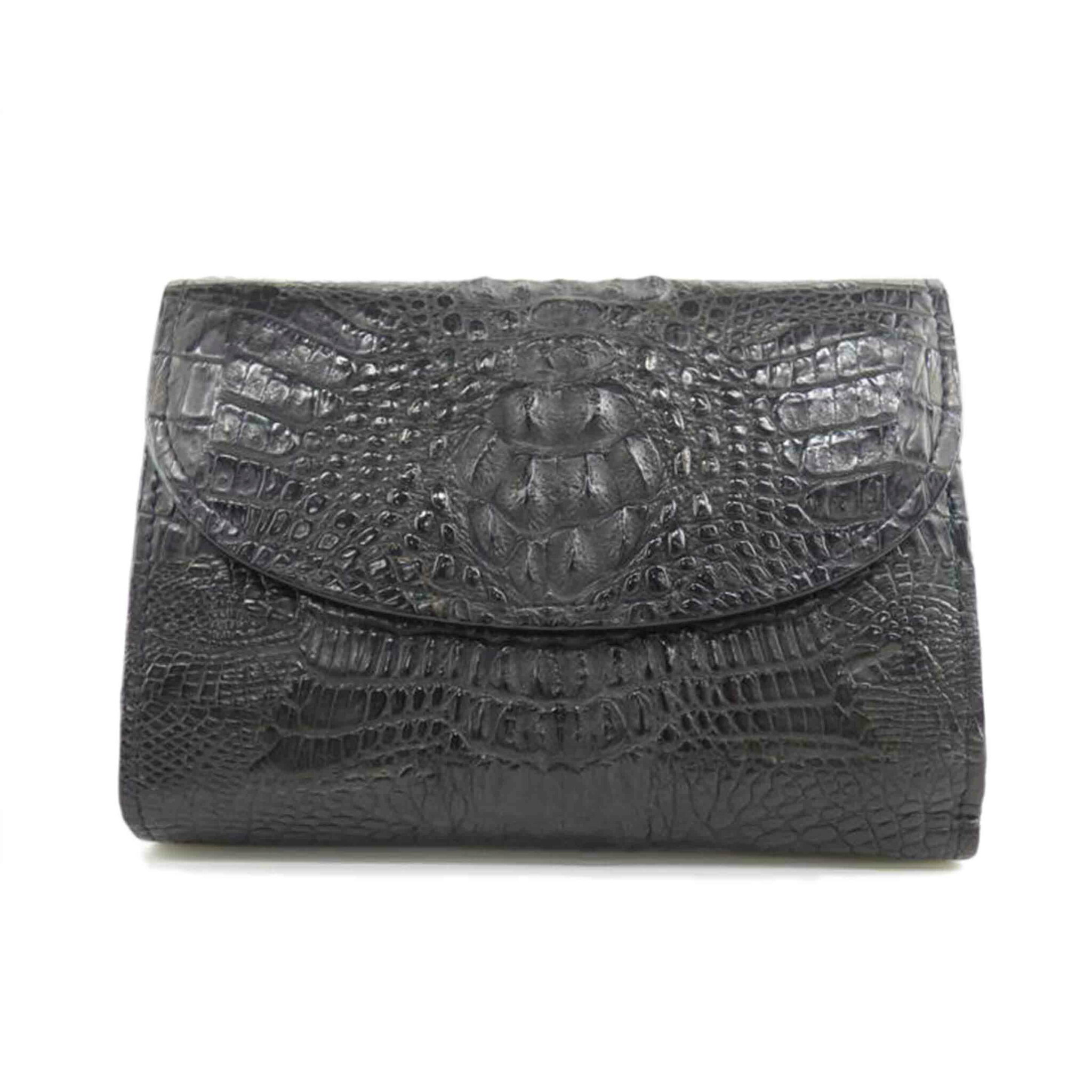 クロコダイル革財布/ABランク/64【中古】