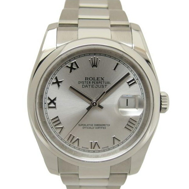ROLEX ロレックス/デイトジャスト/シルバー文字盤/ランダムシリアル/自動巻き/116200/875*****/Aランク/04【中古】