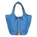 HERMES エルメス/ピコタンロックPM ブルー/Y(2*****/Aランク/38【中古】