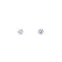 Pt900ダイヤピアス0.300/0.350ct/Aランク/69【中古】